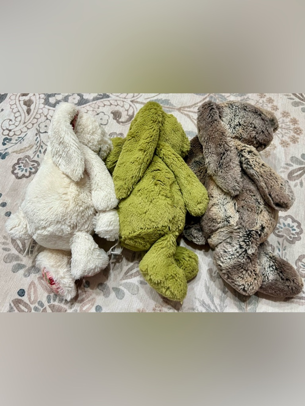 Jellycat Bunny Bundle (Moss Green Bunny, Berry Bunny & Woodland Bunny) - Picture 7 of 8